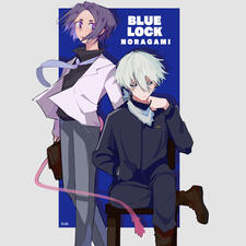 Bluelock's Reo and Nagi as Noragami's Hiyori and Yato, respectively.